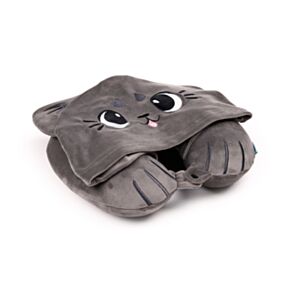 Hoodeazzz Beans & Co Pepper de Kat Memory Foam Reiskussen Capuchon