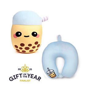 Swapseazzz Foodiemals Boba de Bubble Tea 2-in-1 Pluche Reiskussen