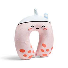 Relaxeazzz Foodiemals Bubble Tea Pluche Memory Foam Nekkussen