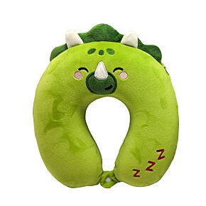 Relaxeazzz Adoramals Harry de  Dinosaurus  Memory Foam Kinder Nekkussen