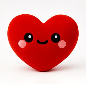 Squidglys J'Adoramals Hart Rood Pluche Speelgoed