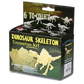 Klein Dinosaurus Geraamte Opgraving Set