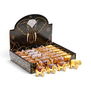 Mini Metallic Glitter Geluk Olifant Verzamelobject