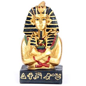 Egypte - Gouden Toetanchamon met Kromstaf en Vleugel
