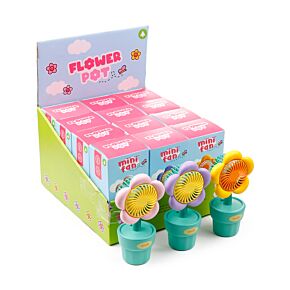 Bloempot Mini Ventilator Oplaadbaar USB