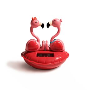 Amore Hart Kussende Flamingos Solar Poppetje