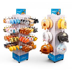 30 haken roterend FSDU Display Relaxeazzz/Hoodeazzz Reiskussens