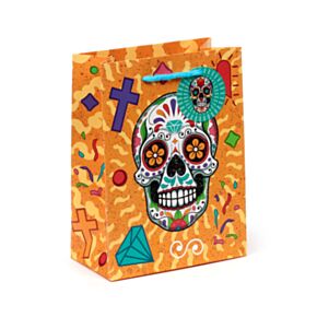 Dia de los Muertos Mexicaans Doodshoofd - Cadeautasje Medium
