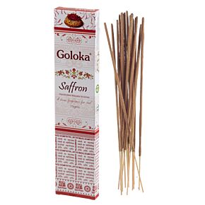 Saffraan - Goloka Masala Wierook Stokjes