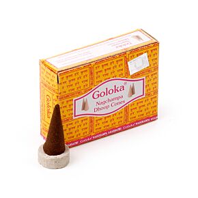 Goloka Nag Champa Dhoop Wierook Kegels