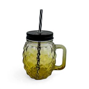 Foodiemals Ananasvormige Mason Jar Glazen Drinkbeker