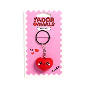 J'Adoramals Hart 3D PVC Sleutelhanger