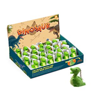 Brullende Dinosaurus LED Sleutelhanger