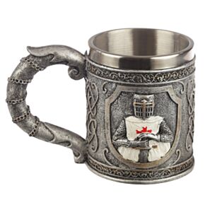 Decoratieve Middeleeuwse Ridder Drinkbeker