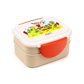 Pippi Langkous Clip Bento Box Lunchtrommel Bestek