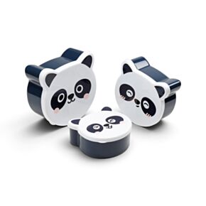 Adoramals Panda Set van 3 Gevormde Lunch Boxen
