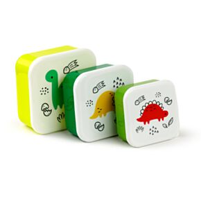 Set 3 Lunch Box S/M/L- Dinosauria Jr