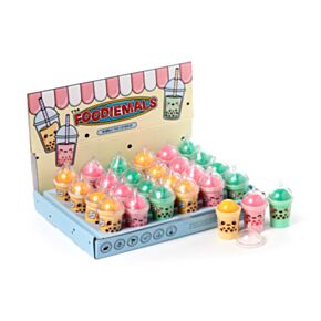 Foodiemals Bubble Tea Lipbalsem in gevormde houder
