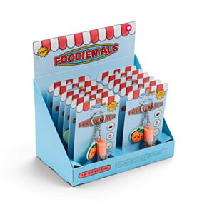 Foodiemals Perzik Lipolie Stick Charm Sleutelhanger