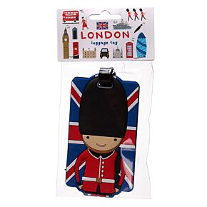 London Britse Vlag Wachter PVC Kofferlabel London Britse Vlag Wachter PVC Kofferlabel