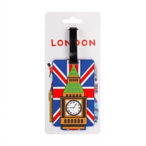 London Britse Vlag Big Ben PVC Kofferlabel