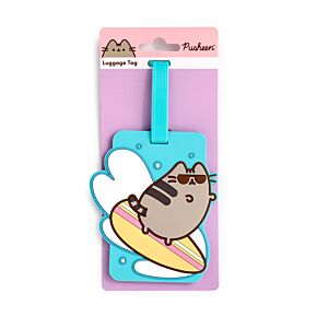 Pusheen de Kat Zomer Surfer PVC Kofferlabel