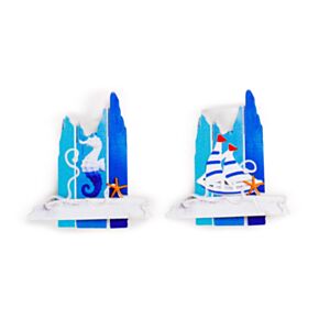 Strand & Zee Magneet Strand Board Zeepaardje & Boot