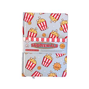 Foodiemals Popcorn Geparfurmeerd Gerecycled A5-notitieboek Foodiemals Popcorn Geparfurmeerd Gerecycled A5-notitieboek