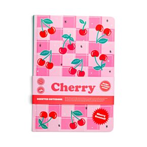 Kersen Geparfurmeerd Gerecycled A5-notitieboek Cherry