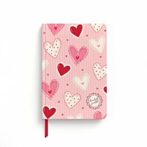 Amore Hart Geparfurmeerd Gerecycled A5-notitieboek
