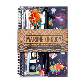 Marine Kingdom Ringgebonden Notitieboekje & 6-delige Schrijfset