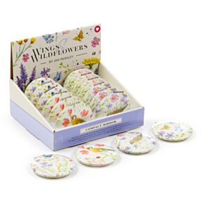 Jan Pashley Vleugels & Wilde Bloemen Compact Make Up Spiegeltje