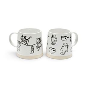 Kat Illustraties Stoneware Mok