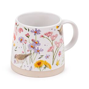 Jan Pashley Wings & Wildflowers Tapse Stoneware Mok