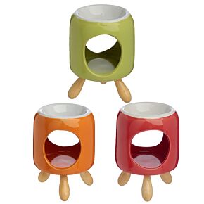 Cylindrische Keramiek Geurbrander met Voet