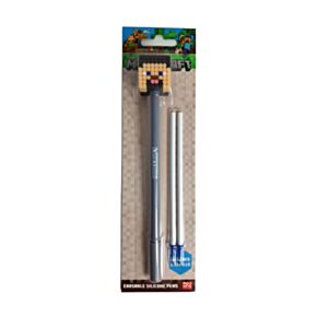 Minecraft Steve Uitwisbare Pen Siliconen Top