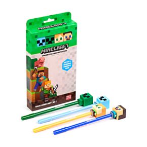 Set van 4 Uitwisbare Pennen Minecraft Chibi Top