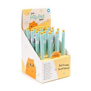 Beans & Co Katten Twist Pop Pen