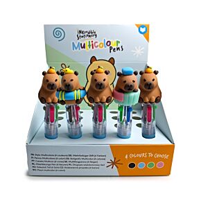 Capybara Meer Kleuren Pen (4 kleuren) Capybara Meer Kleuren Pen (4 kleuren)