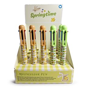 Springtime Lente Konijn Kuiken Meerkleurige Pen (6 kleuren)