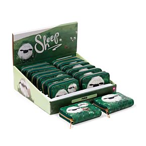 Schapen Rondrits Portemonnee - Small