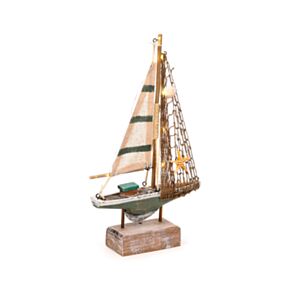 Strandsouvenir - Zeilboot Schelpen LED-licht
