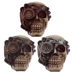 Steampunk Schedel Hoofd Woonaccessoire