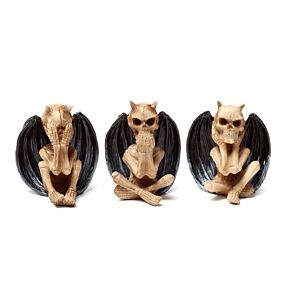 Set van 3 The Reaper of Death See No Speak No Hear No Evil