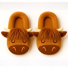 Highland Coo Koe  Anti-Slip Pantoffels EU39-41