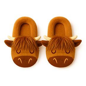 Highland Coo Koe Anti-Slip Pantoffels EU36-38