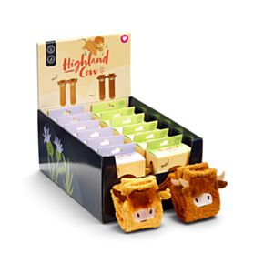 Highland Coo Koe Fluffy Zachte Sokken