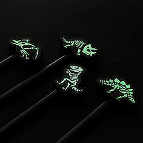 Dinosaurus Glow-in-the-dark Skelet - Gum Potlood