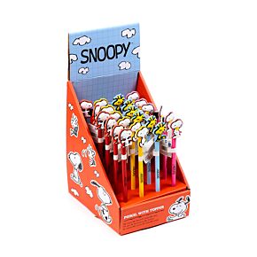 Peanuts Snoopy & Woodstock PVC Top Potlood