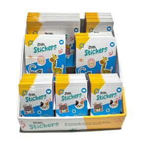 Adoramals-display met 42 assorti gevulde stickerboeken